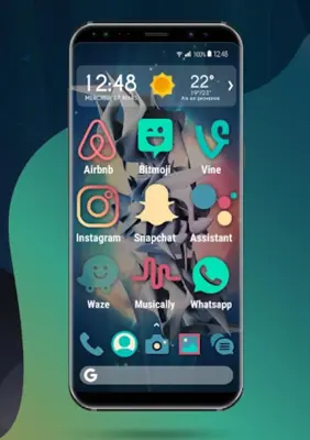 Apolo Retro - Theme, Icon pack android App screenshot 1